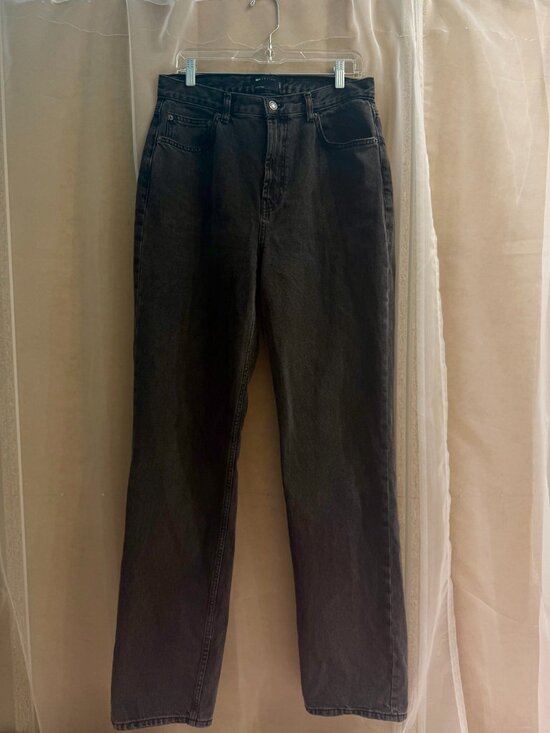 ASOS Denim - ASOS Tall 90s straight jean in washed black
